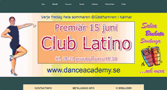Desktop Screenshot of danceacademy.se