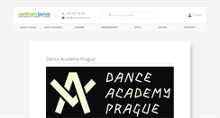 Desktop Screenshot of danceacademy.cz